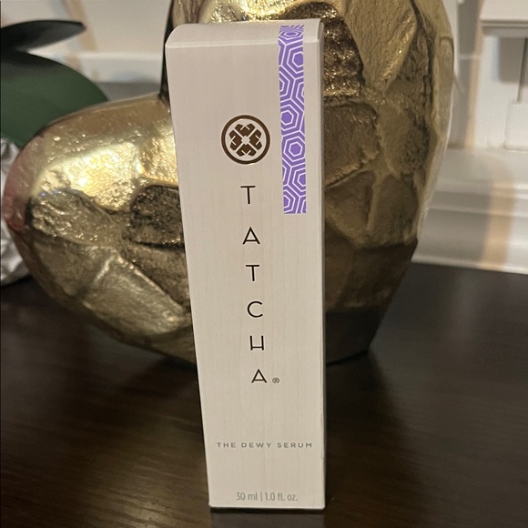Tatcha The Dewy Serum in White and Purple Packaging